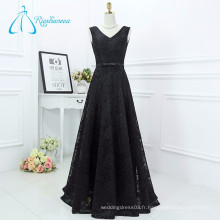 Lace Floor Length Sashes Bow Grande taille Robe de soirée